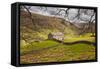 Stone Barn in the Swaledale Area of the Yorkshire Dales National Park-Julian Elliott-Framed Stretched Canvas