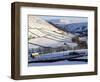 Stone Barns in a Winter Landscape, Swaledale, Yorkshire Dales National Park, North Yorkshire, Engla-Peter Richardson-Framed Photographic Print