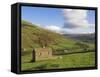 Stone Barns in Swaledale, Near Keld, Yorkshire Dales National Park, Yorkshire, England, UK-Neale Clarke-Framed Stretched Canvas