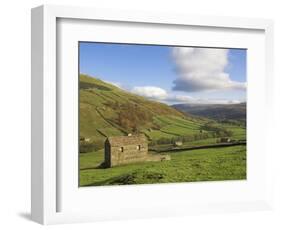 Stone Barns in Swaledale, Near Keld, Yorkshire Dales National Park, Yorkshire, England, UK-Neale Clarke-Framed Photographic Print