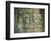 Stone Bas-Reliefs Depicting Scenes of Rural Life and Historical Events, Siem Reap, Cambodia-Gavin Hellier-Framed Photographic Print