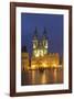 Stone Bell House and Church of Our Lady before Tyn, Old Town Square, Prague-null-Framed Art Print