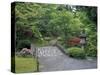 Stone Bridge and Pathway in Japanese Garden, Seattle, Washington, USA-null-Stretched Canvas