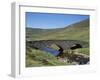 Stone Bridge and Rugged Hills, Glen Clunie, Braemar, Grampian, Scotland-null-Framed Photographic Print