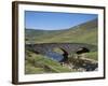 Stone Bridge and Rugged Hills, Glen Clunie, Braemar, Grampian, Scotland-null-Framed Photographic Print