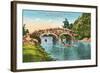 Stone Bridge, Golden Gate Park-null-Framed Art Print