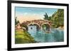 Stone Bridge, Golden Gate Park-null-Framed Art Print