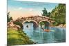 Stone Bridge, Golden Gate Park-null-Mounted Art Print