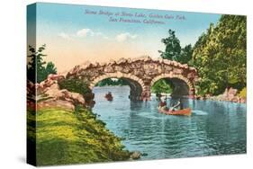 Stone Bridge, Golden Gate Park-null-Stretched Canvas