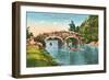 Stone Bridge, Golden Gate Park-null-Framed Art Print