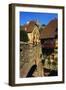 Stone Bridge in Kaysersberg, Alsace, France-John Miller-Framed Photographic Print