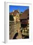 Stone Bridge in Kaysersberg, Alsace, France-John Miller-Framed Photographic Print