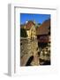 Stone Bridge in Kaysersberg, Alsace, France-John Miller-Framed Photographic Print