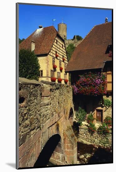 Stone Bridge in Kaysersberg, Alsace, France-John Miller-Mounted Photographic Print