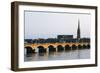 Stone Bridge (Pont De Pierre) on Garonne-null-Framed Giclee Print