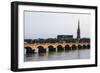 Stone Bridge (Pont De Pierre) on Garonne-null-Framed Giclee Print