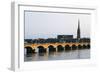 Stone Bridge (Pont De Pierre) on Garonne-null-Framed Giclee Print