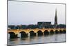 Stone Bridge (Pont De Pierre) on Garonne-null-Mounted Giclee Print