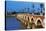 Stone Bridge (Pont De Pierre) on Garonne-null-Stretched Canvas