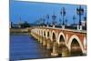 Stone Bridge (Pont De Pierre) on Garonne-null-Mounted Giclee Print