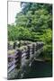 Stone Bridge with Flowers in Seogwipo-Michael-Mounted Photographic Print