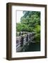 Stone Bridge with Flowers in Seogwipo-Michael-Framed Photographic Print