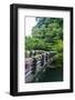 Stone Bridge with Flowers in Seogwipo-Michael-Framed Photographic Print