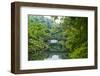 Stone Bridge with Flowers in Seogwipo-Michael-Framed Photographic Print