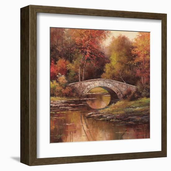 Stone Bridge-TC Chiu-Framed Art Print