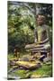 Stone Buddha, a Relic of the Past Glory of Anuradhapura, Ceylon, C1924-null-Mounted Giclee Print