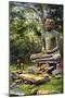 Stone Buddha, a Relic of the Past Glory of Anuradhapura, Ceylon, C1924-null-Mounted Giclee Print