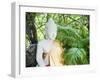 Stone Buddha in the Silver Pagoda at the Royal Palace, Phnom Penh, Cambodia, Indochina-Matthew Williams-Ellis-Framed Photographic Print