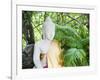 Stone Buddha in the Silver Pagoda at the Royal Palace, Phnom Penh, Cambodia, Indochina-Matthew Williams-Ellis-Framed Photographic Print