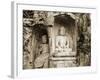 Stone Buddha Rock Carvings, Hangzhou, Zhejiang Province, China-Jochen Schlenker-Framed Photographic Print