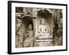 Stone Buddha Rock Carvings, Hangzhou, Zhejiang Province, China-Jochen Schlenker-Framed Photographic Print