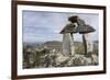 Stone Cairn at Brimstone Head-Paul Souders-Framed Photographic Print