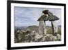 Stone Cairn at Brimstone Head-Paul Souders-Framed Photographic Print