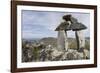 Stone Cairn at Brimstone Head-Paul Souders-Framed Photographic Print