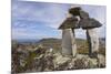 Stone Cairn at Brimstone Head-null-Mounted Photographic Print