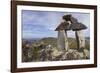 Stone Cairn at Brimstone Head-null-Framed Photographic Print