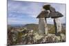 Stone Cairn at Brimstone Head-null-Mounted Photographic Print