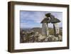 Stone Cairn at Brimstone Head-null-Framed Photographic Print