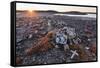 Stone Cairn in Arctic, Nunavut Territory, Canada-Paul Souders-Framed Stretched Canvas