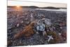 Stone Cairn in Arctic, Nunavut Territory, Canada-Paul Souders-Mounted Photographic Print