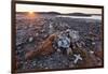 Stone Cairn in Arctic, Nunavut Territory, Canada-Paul Souders-Framed Photographic Print