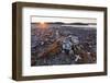 Stone Cairn in Arctic, Nunavut Territory, Canada-Paul Souders-Framed Photographic Print