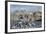 Stone Cairn on Sass Pordoi Mountain in the Dolomites Near Canazei-Martin Child-Framed Photographic Print