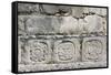 Stone Carved Hieroglyphs, Structure of Five Floors (Pisos), Edzna-Richard Maschmeyer-Framed Stretched Canvas