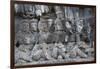 Stone Carving at Borobudur, UNESCO, Java, Indonesia-Keren Su-Framed Photographic Print