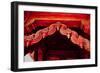 Stone Carving Detail, Red Fort, Delhi, India, Asia-Laura Grier-Framed Photographic Print